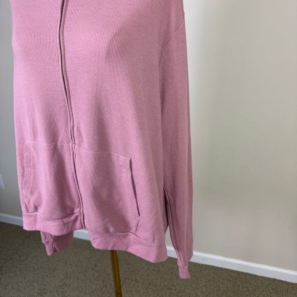 Fabletics Zip up Waffle Hoodie Sweatshirt Sweater US Women's 3X Plus - Picture 3 of 9